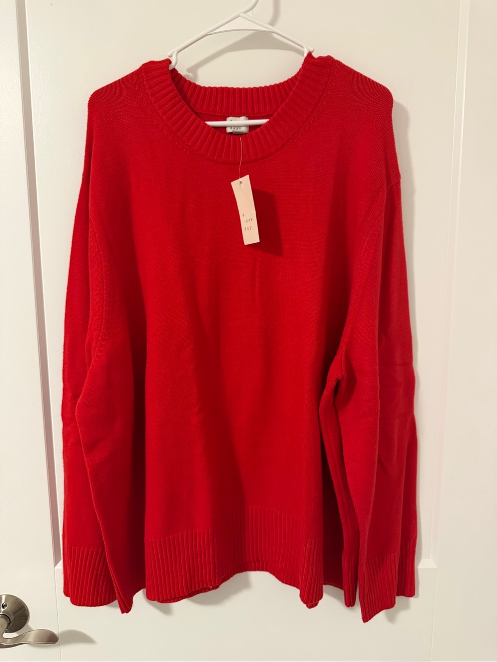 A New Day Women’s Red Sweater 3x NWT
